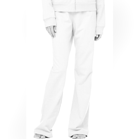 Bella Canvas Pants - White Fleece Bootcut Pant Drawstring Waist Size Small Brand New NWT